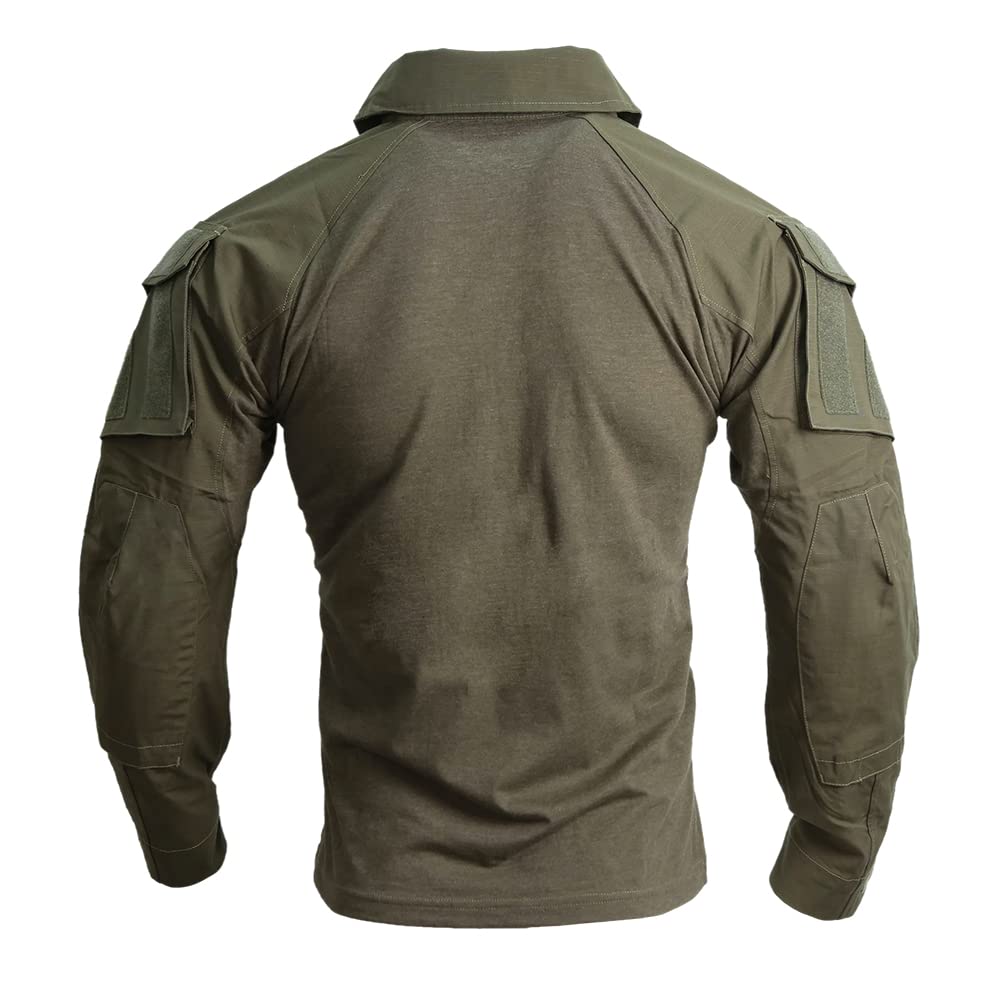EMERSONGEAR Upgraded Version G3 Combat Shirt,Tactical Hiking Hunting Fishing Long Sleeve Camo Shirts for Men