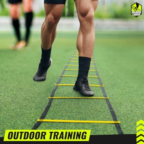 Agility Ladder for Speed Training - 13 Rungs, 23 Feet, Carry Bag