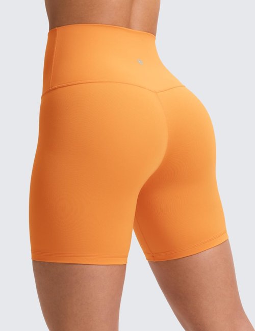 CRZ YOGA ButterLuxe Biker Shorts - High Waisted Spandex for Women | Perfect for Running & Volleyball