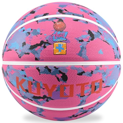 Pink Graffiti Size 6 Youth Basketball 28.5 Inches for Girls Women Indoor Outdoor