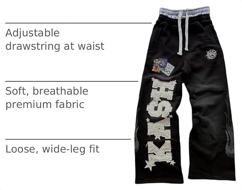 Grey Double Waisted Y2K Baggy Sweatpants - Medium, 2000s Style