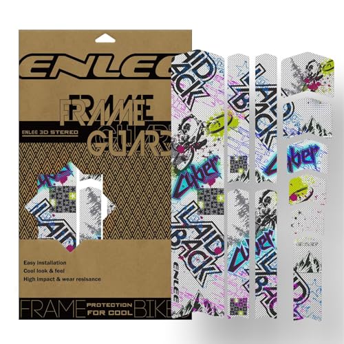 Bike Frame Stickers - 3D PVC Lightweight Protection for All Bikes