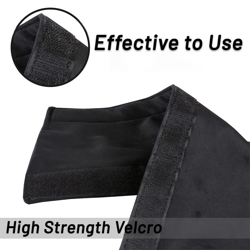 Swing Chain Cover Set - Comfortable Grip Sleeves for Swings - Black x 2