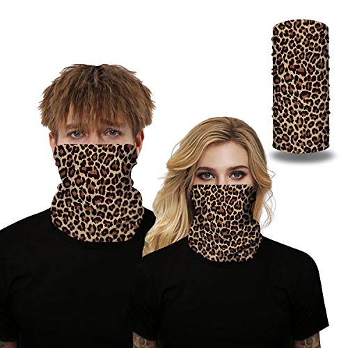 Leopard Neck Gaiter Face Mask - Sun Protection Headband