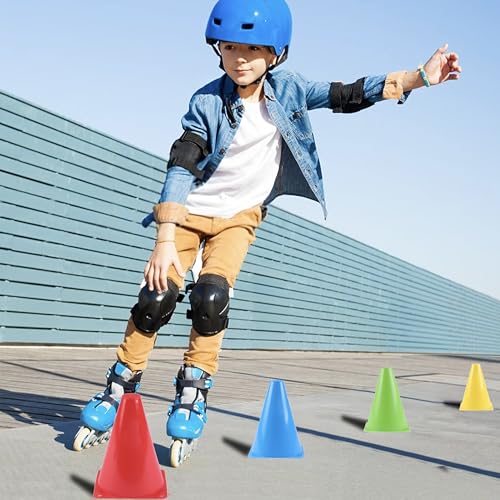 7" Sports Agility Cones - 36 Pack for Training Drills