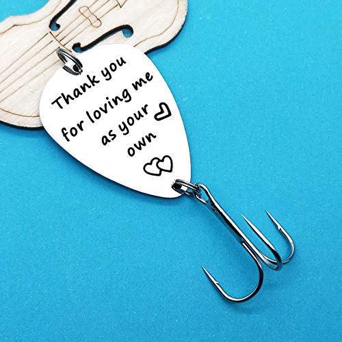 Engraved Fishing Lure Gift for Stepdad - Father's Day & Birthday