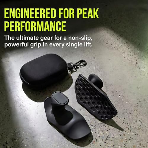 Silicone Weight Lifting Grips - Anti-Slip Gym Hand Pads for Strength Training