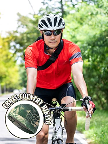 Cooling Skull Cap for Men - Sweat Wicking, One Size - Army Green, Gray, Brown, Black, Light Brown, Camouflage