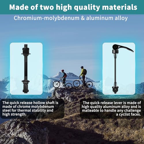 High Hardness MTB Quick Release Skewer Set - Universal Axle for 20-28in Bikes