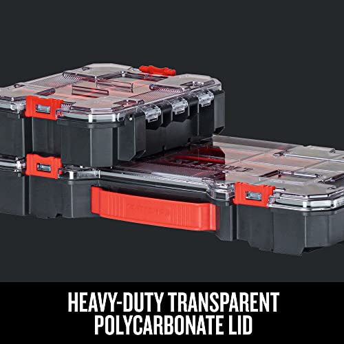 CRAFTSMAN VERSASTACK Storage Organizer, Small Parts Organizer, 20-Compartments, Lid Includes Secure Latch (CMST17828)