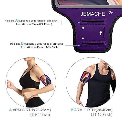 iPod Touch Armband - Purple, Touch Screen Compatible, Key Holder