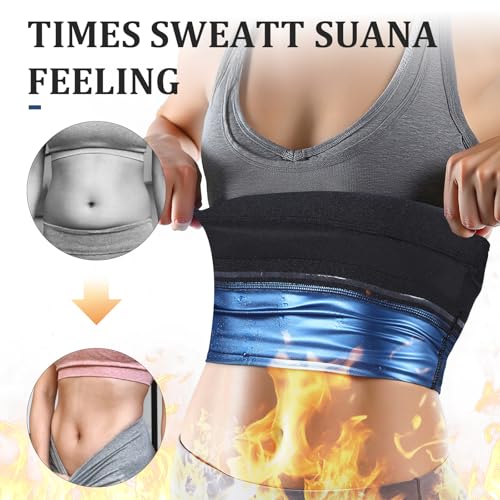 Waist Trimmer for Women - Sweat Sauna Belt Band - Small-Medium
