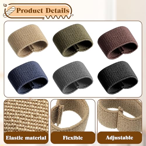 12 Pack Elastic Belt Loop Keepers for 1.5-Inch Straps and Backpacks