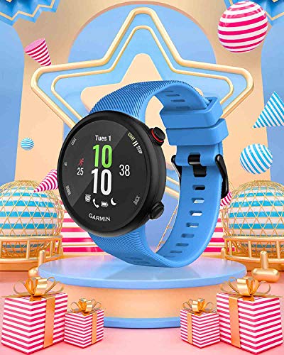 Silicone Sport Watch Band for Forerunner 45 and Swim 2 - Sky Blue