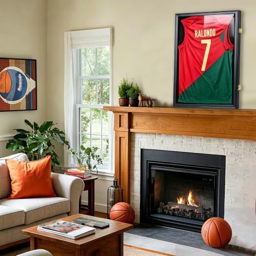 Jersey Shadow Box Frame with UV Protection & Hangers