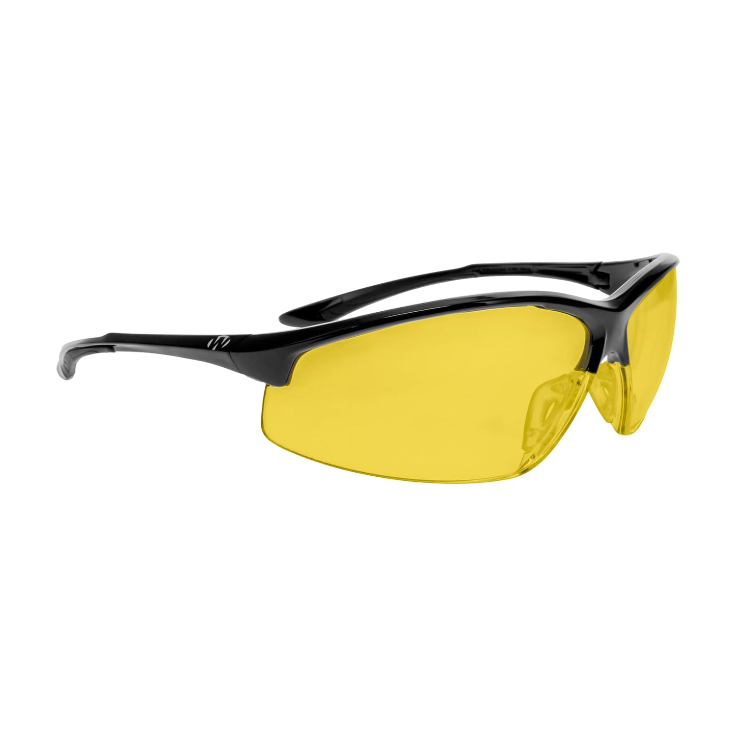 Walker's Tanker Open Frame Shooting Glasses Amber w/CASE