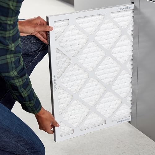 Amazon Basics 20x25x1 Air Filter 6-Pack - MERV 8 Electrostatic Furnace & AC Filters for Dust & Allergen Control