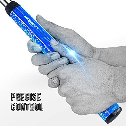 Blue Gun-Shaped Golf Putter Grip Non-Slip Control Comfortable KINGRASP