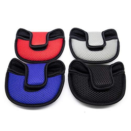 Barudan Golf Lightweight Mesh Mallet Putter Cover Black for Odyssey Scotty Cameron Futura Taylormade