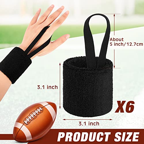 Football Referee Wristbands - 6 Pcs Adjustable Nylon Cotton