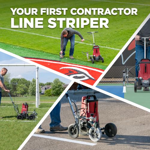 Battery Powered Airless Line Striper Kit with HEA Technology