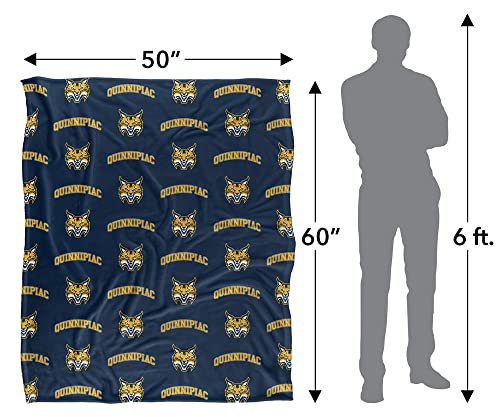 Collegiate Logo Throw Blanket - Silky Touch 50" x 60" - Quinnipiac University