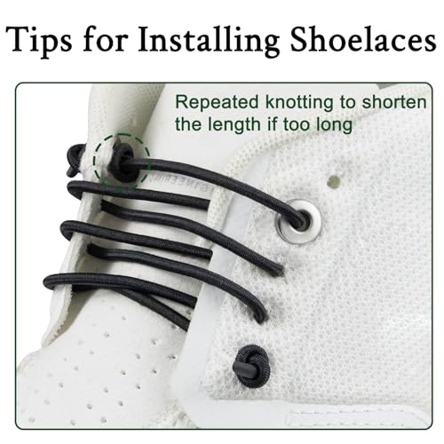 Replacement Shoelaces for On Cloud Shoes - Black, 28 Inch