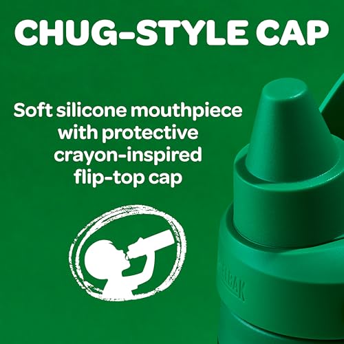 16oz Insulated Stainless Steel Water Bottle with Spill Resistant Lid - Crayola Mountain Meadow