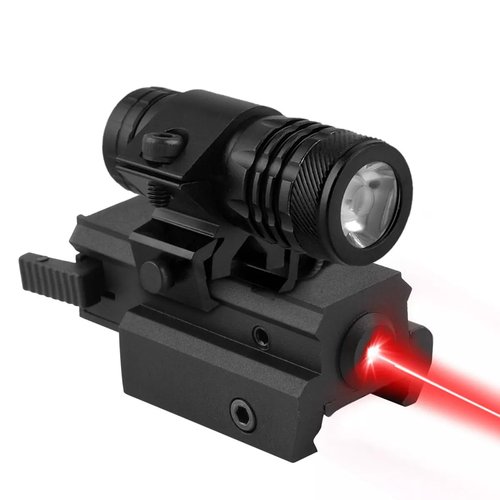 GOTICAL Laser Sight 20mm Red Green Dot Picatinny Rail Rifle Handgun All Aluminium Alloy Material, Solid Material, Very Strong and Durable, Equipped (Red Laser Sight)