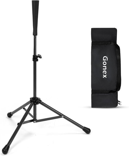 Gonex Baseball Batting Tee - Collapsible Portable Tripod Stand with Carrying Bag | Ideal for Softball Practice