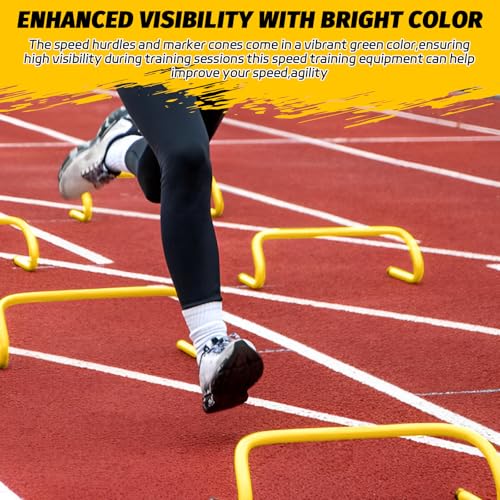 Speed Agility Training Hurdles - 6 Pcs 6" Detachable Hurdles