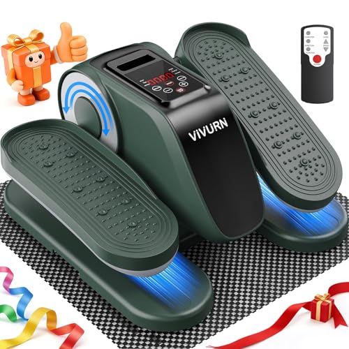 Under Desk Elliptical Exerciser for Seniors - Green Variant