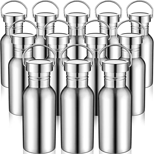 12-Pack 17oz Stainless Steel Water Bottles for Sports & Outdoors