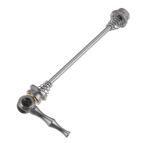 X AUTOHAUX Pair Bike Bicycle Quick Release Axles Skewers Lever Front Rear Bike Axle Wheel Hub 140mm 180mm Titanium Tone for MTB Moutain Road Bike Titanium Alloy