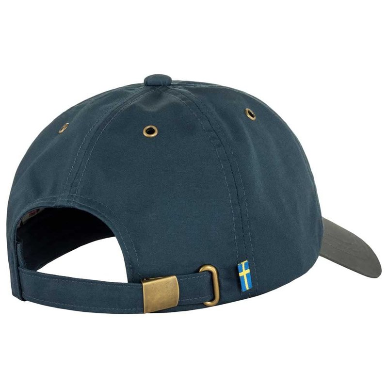 Fjällräven Vidda Cap - Durable G-1000 Fabric, Adjustable Fit, Classic Style - Hiking, Trekking, Travel, Mountain Blue/Basalt, Large/X-Large