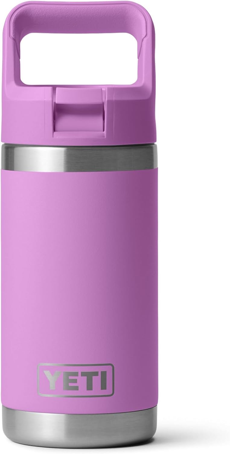 YETI Rambler Jr. 12 oz Kids Bottle - Durable Design with Straw Cap for Easy Drinking