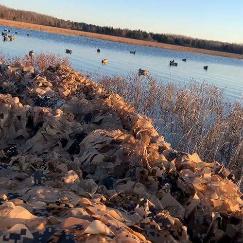 Camouflage Netting for Hunting and Sunshade - Desert Digital, 1.5x2M