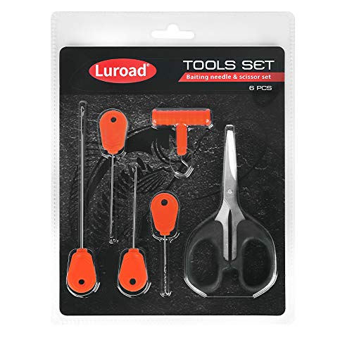 Carp Fishing Tackle Kit Set - 6 in 1 Tool Kit - Orange