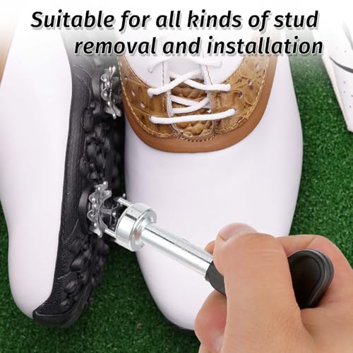 Universal Golf Shoe Spike Wrench - Ergonomic Cleat Removal Tool