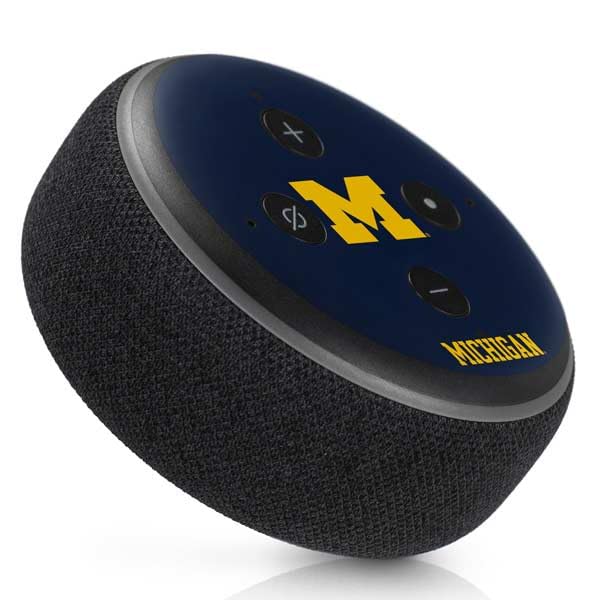 University of Michigan M Logo Skin for Amazon Echo Dot 3