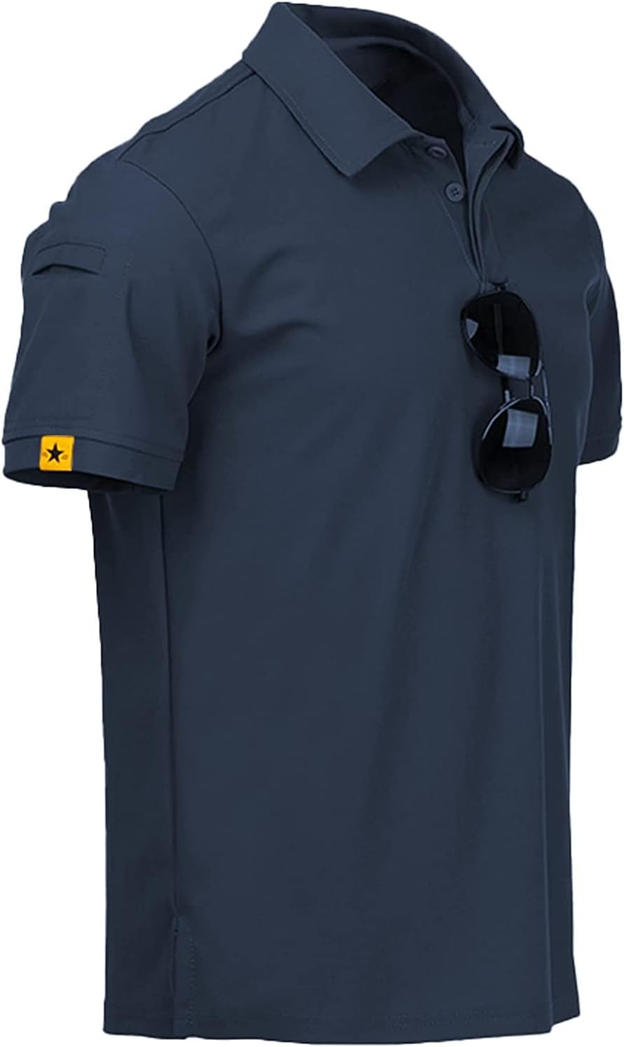 V VALANCH Men's Polo Shirt - Moisture-Wicking Athletic Collared Golf & Tennis Top | Short Sleeve, Stylish Design