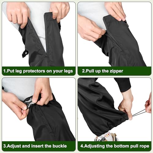 Garden Trimming Leg Chaps - 2 Pcs Adjustable Leg Protectors