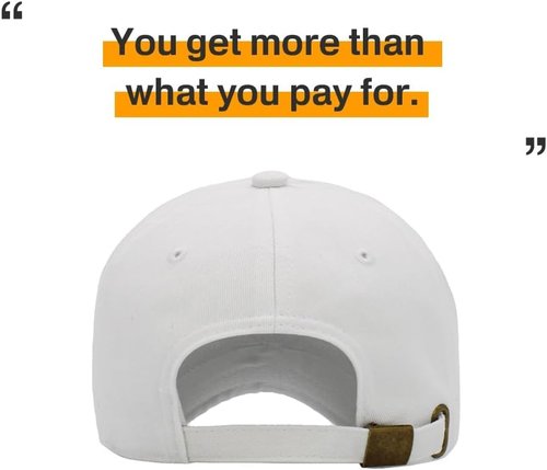 KBETHOS Classic Cotton Baseball Cap - Adjustable Low Crown Unisex Dad Hat
