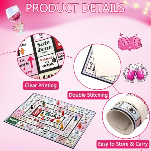 Adult Party Game Drinking Board Game - Waterproof Leather Mat