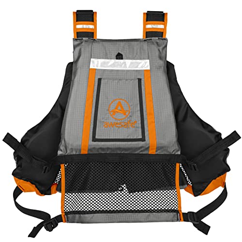 Adult Watersport Universal Vest - Orange, Medium-Large