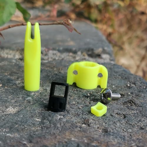 Bowfishing Arrows Safety Slides Kit - 5/16 Inch, Pack of 6