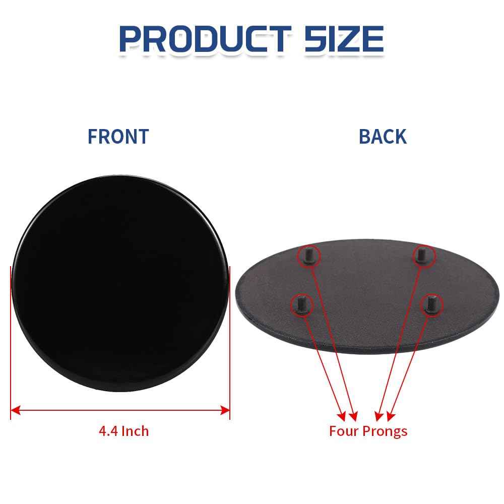[Upgraded] WB28K10222 Range Surface Burner Cap Extra Large Replacement Part Fit for GE Gas Range/Stove/Oven/Cooktop, Replaces WB29K10222, 4.4 Inches Diameter