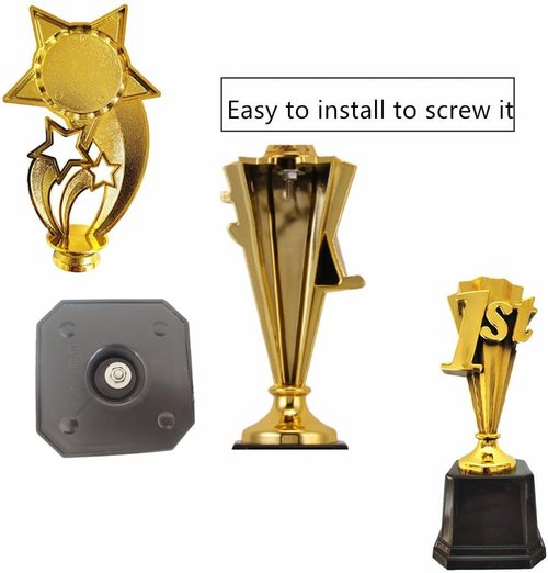 Ebonee Gold Star Award Trophy Cup - First Place Winner for Competitions & Sports Tournaments | Perfect for Recognition & Birthday Parties