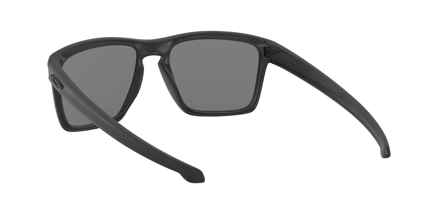 Oakley Man Sunglasses Matte Black Frame, Grey Polarized Lenses, 57MM