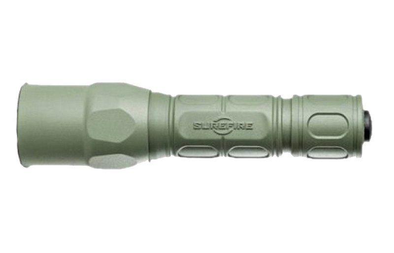 SureFire G2X Pro 600 Lumen Tactical EDC Flashlight Bundle with 2 Extra CR123A Batteries and Lightjunction Battery Case (Green)